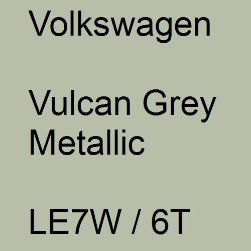 Volkswagen, Vulcan Grey Metallic, LE7W / 6T.